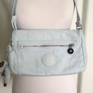 Kipling dusty blue shoulder/ crossbody bag